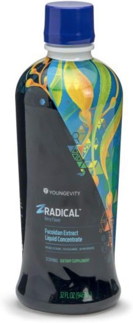 ZRadical Pure Fucoidan Health Drink - Immune Support Supplement, 946 ml (Pack of 2) - görsel 1