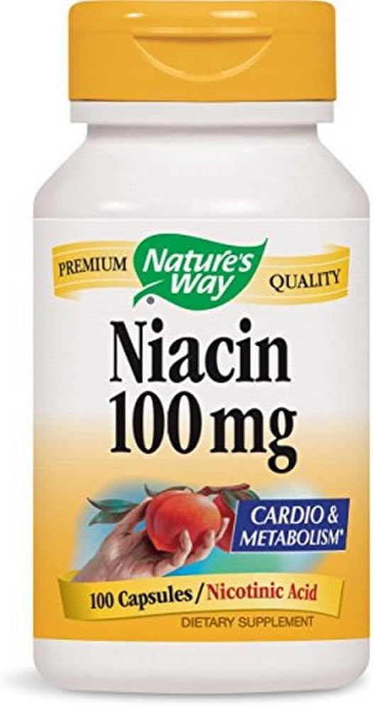 Nature's Way Niacin, 100 Capsules (Pack of 4) - görsel 1