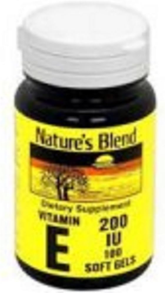 Nature's Blend Vitamin E 200 I.U. 100 Softgels - görsel 1