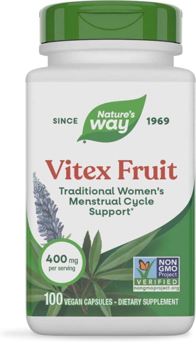 Nature's Way Vitex Fruit - 400 mg - 100 Capsules - görsel 1