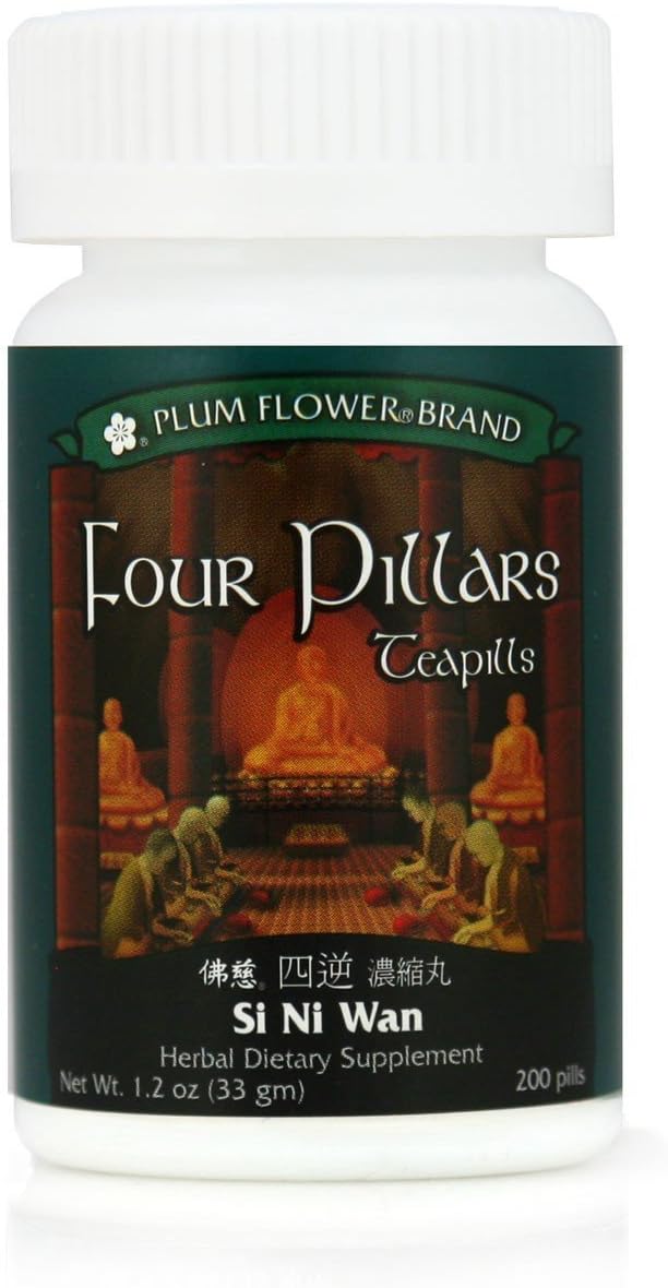 Four Pillars Teapills (Si Ni San Wan), 200 ct, Plum Flower - görsel 1