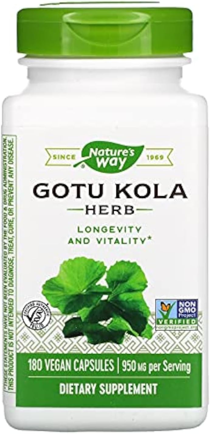 Nature's Way Gotu Kola 475 mg, 180 Capsules - görsel 3
