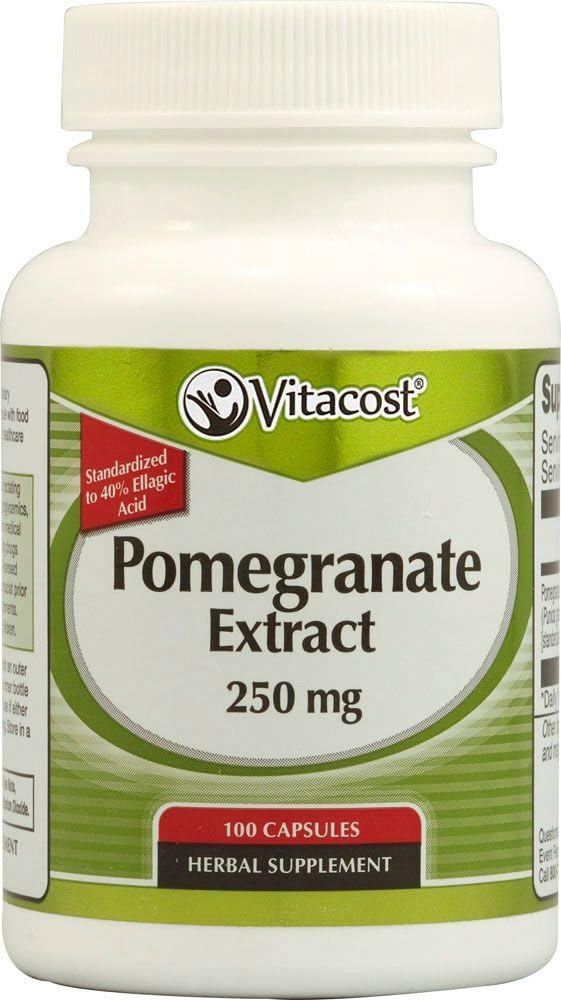 Vitacost Pomegranate Extract - 250 mg, 100 Capsules - görsel 1