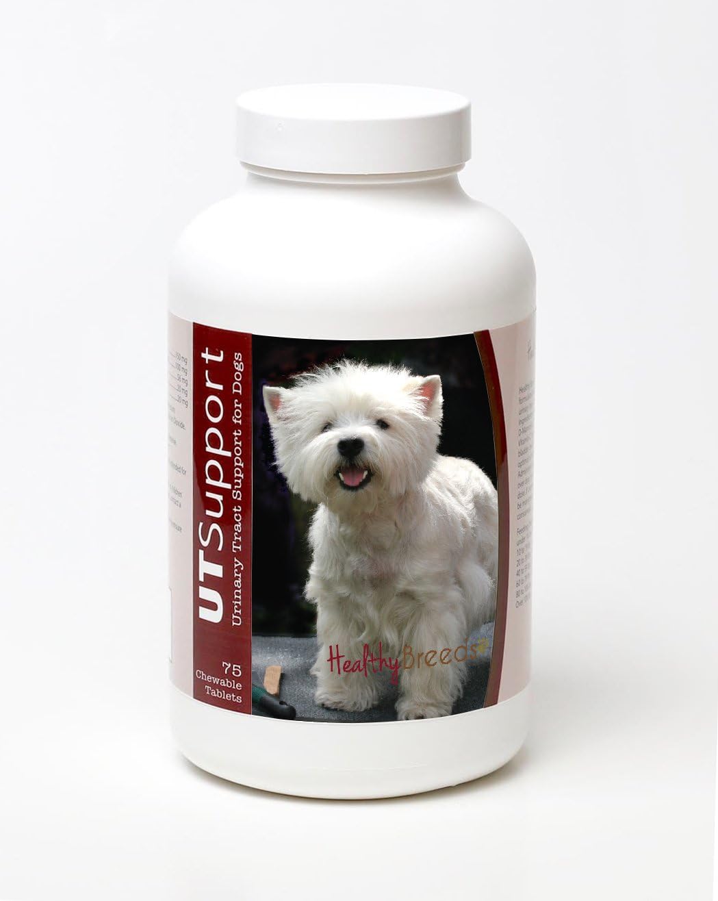 Healthy Breeds West Highland White Terrier Cranberry Chewables 75 Count - görsel 1