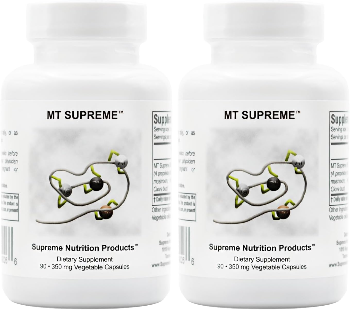 Supreme Nutrition MT Supreme, 90 Pure Herbal Combination Vegetarian Capsules - görsel 3