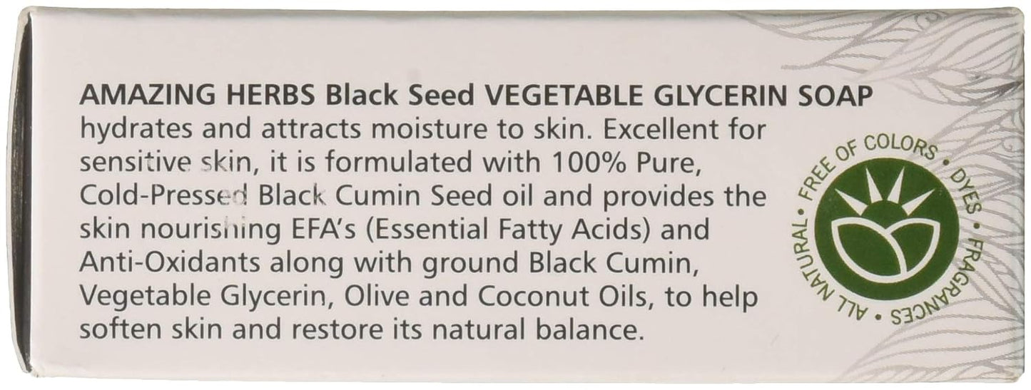 Amazing Herbs Black Seed Vegetable Glycerine Soap - görsel 4