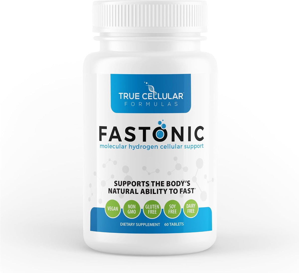 True Cellular Formulae Fastonic Molecular Hydrogen Supplement – Elite Level of H2 – 60 Servings - görsel 8