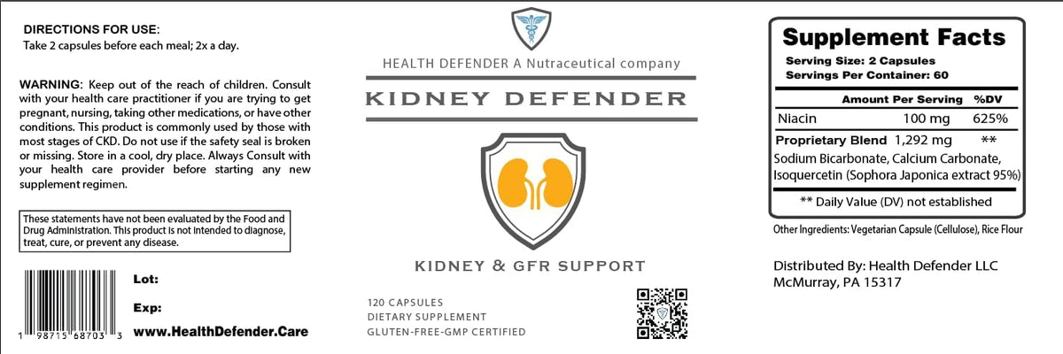 Kidney Support for CKD and Kidney Health - 120 Capsules - görsel 8