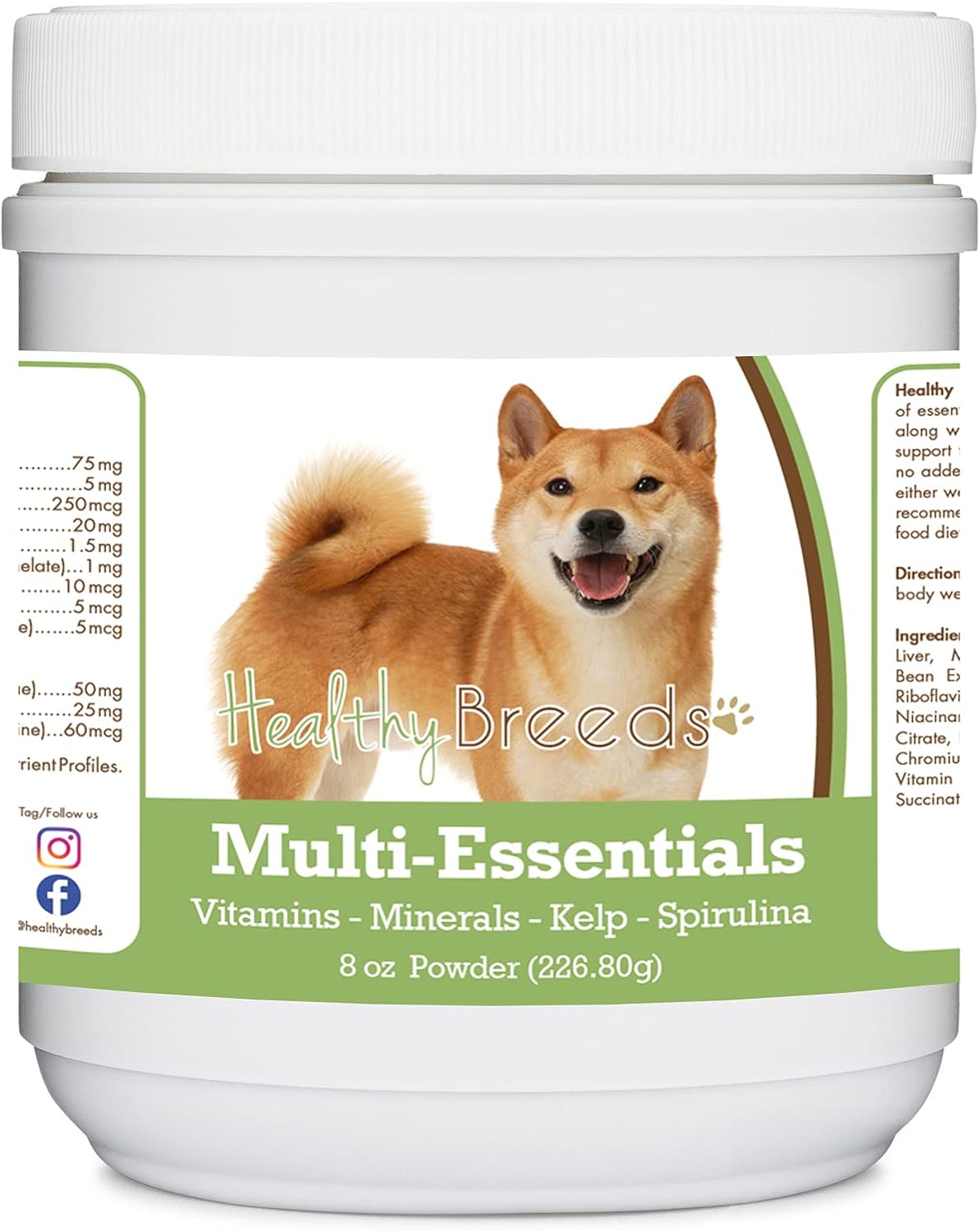 Healthy Breeds Shiba Inu Multi-Essentials Powder for Dogs - 227 g - görsel 1