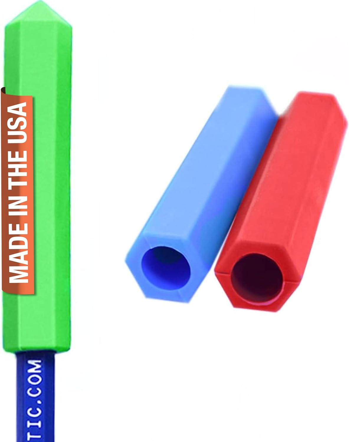 ARK Krypto-Bite Chewable Pencil Topper - Sensory Chew Toy for Kids & Adults - 3-Pack (Softest, Magenta) - görsel 10