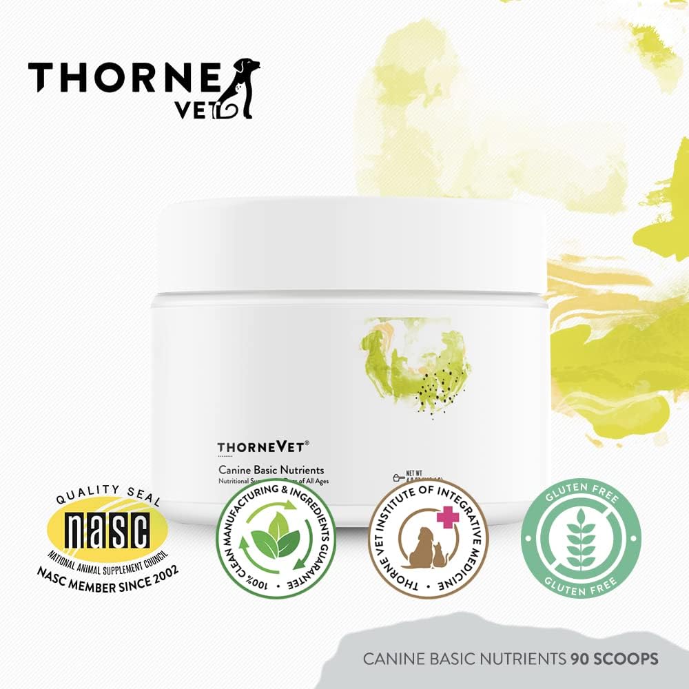 ThorneVet Canine Basic Nutrients Powder – Multivitamin Support for Dogs, 90 Scoops - görsel 7