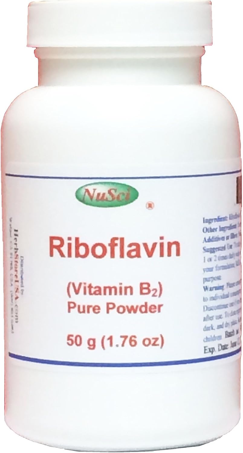 NuSci Vitamin B2 Riboflavin Pure Powder (1000g) - görsel 5