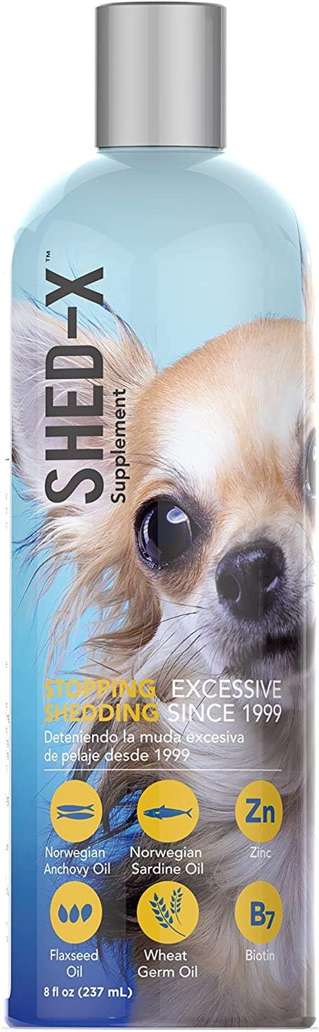 Shed-X Liquid Dog Supplement, 473ml – 100% Natural – Helps Control Excessive Shedding with Omega-3 Fish Oil - görsel 10
