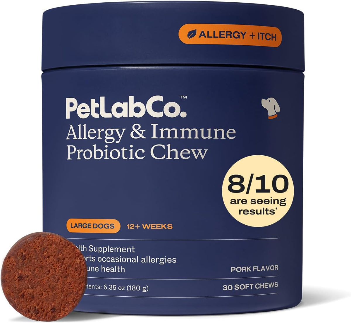 PetLab Co. Allergy & Immune Daily Probiotics for Dogs – 30 Chews for Small Dogs - görsel 8