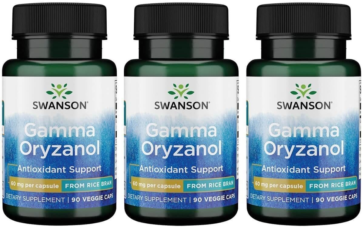 Swanson Gamma Oryzanol 60 mg – 90 Veg Capsules (3 Pack) - görsel 1