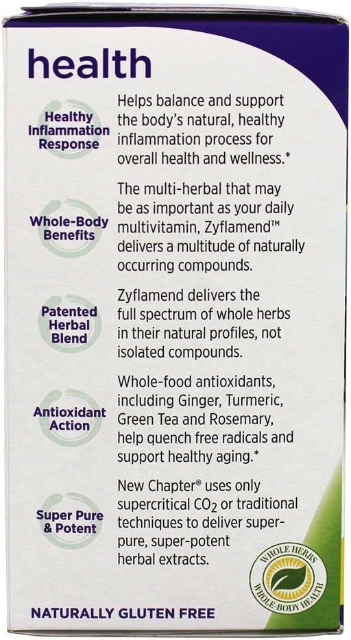 New Chapter Zyflamend Whole Body - 180 Capsules - görsel 4