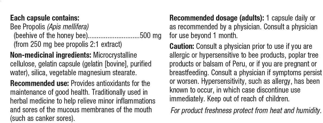 Holista Bee Propolis 500mg, 200 capsules - görsel 4