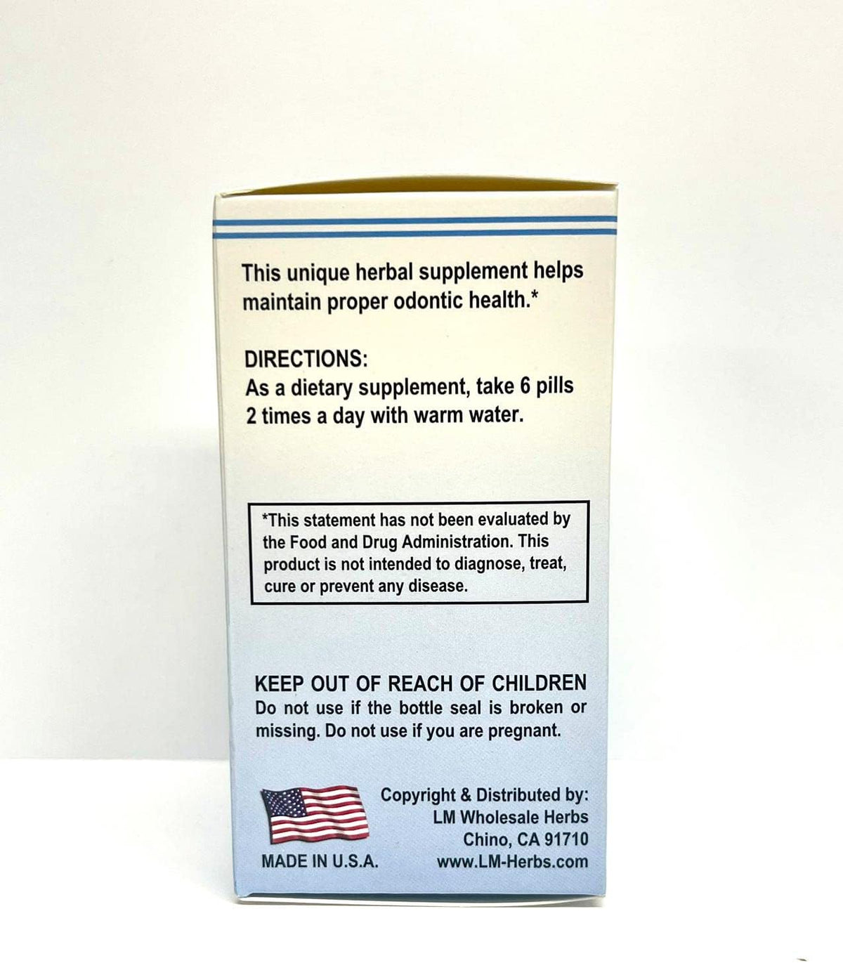Odontic Health Herbal Supplement for Toothache - Made in USA - görsel 5