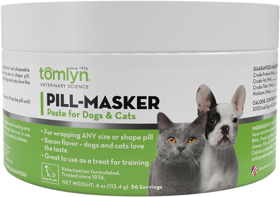 TOMLYN Pill-Masker Original Bacon-Flavoured Paste for Dogs & Cats, 113g (4oz), Pack of 2 - görsel 8
