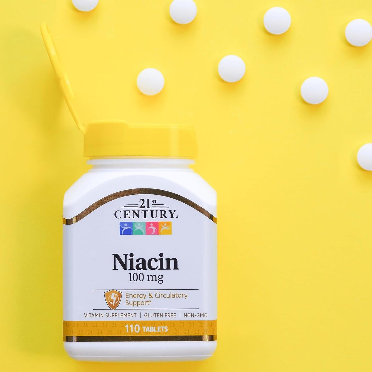 21st Century Niacin 100 mg Tablets, 110 Tablets - görsel 7