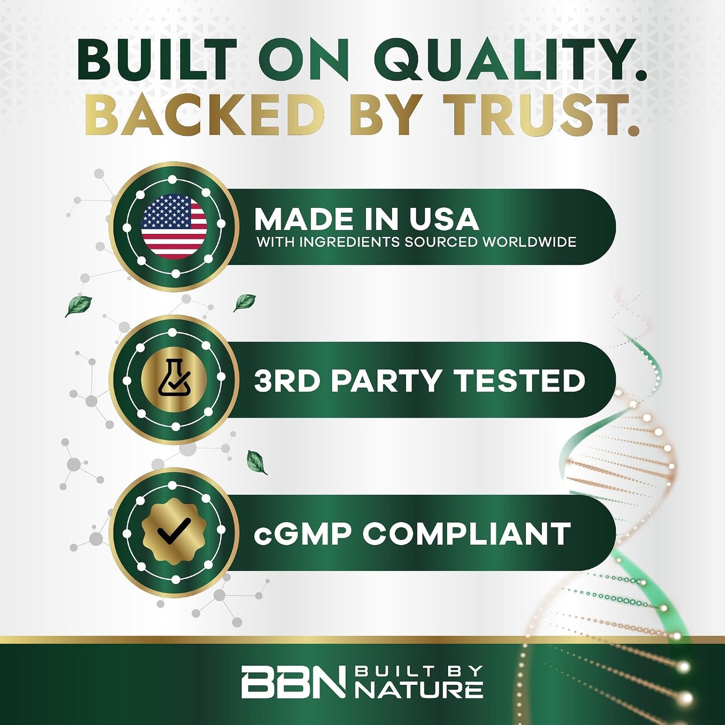 Built by Nature Colostrum Supplement, 120 Capsules – 1000mg Grass-Fed Bovine Colostrum Powder from First Milkings, 20% IgG Immunoglobulins – Gut Health, Immune Support, Hair & Skin Wellness - görsel 5