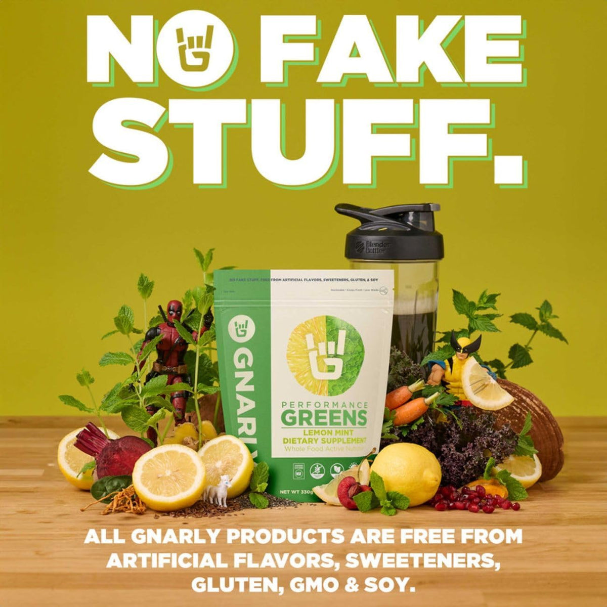 Gnarly Nutrition Performance Greens – Lemon Mint - görsel 9