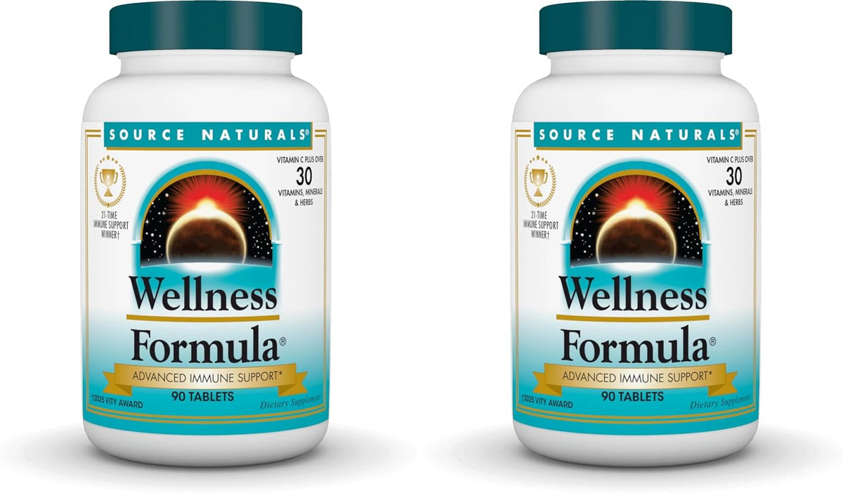 Source Naturals Wellness Formula - Bio-Aligned Immune Support with Vitamins & Herbal Defence, 90 Tablets - görsel 9