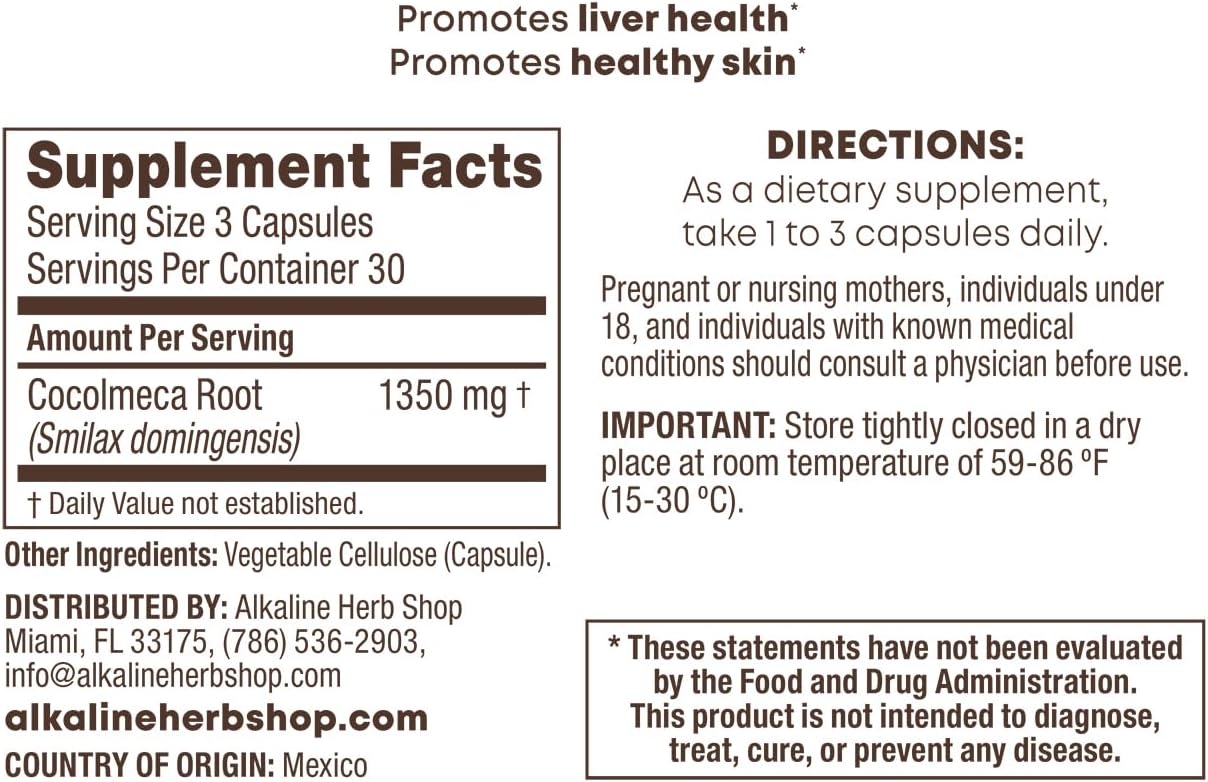 Alkaline Herb Shop Cocolmeca Supplement 90 Capsules - görsel 2