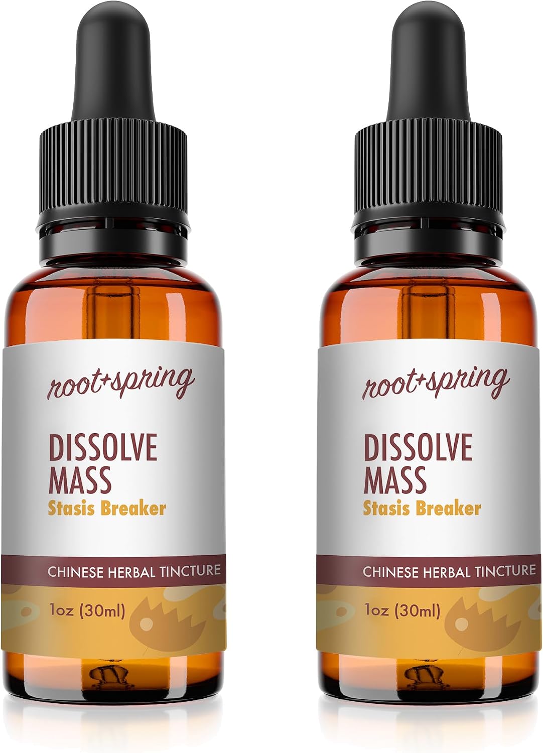 Dissolve Mass - Stasis Breaker - Herbal Tincture (Liquid Extract) Concentrate Formula with Dropper, Natural TCM Herb Blend Supplement 30 ml (Pack of 4) - görsel 8