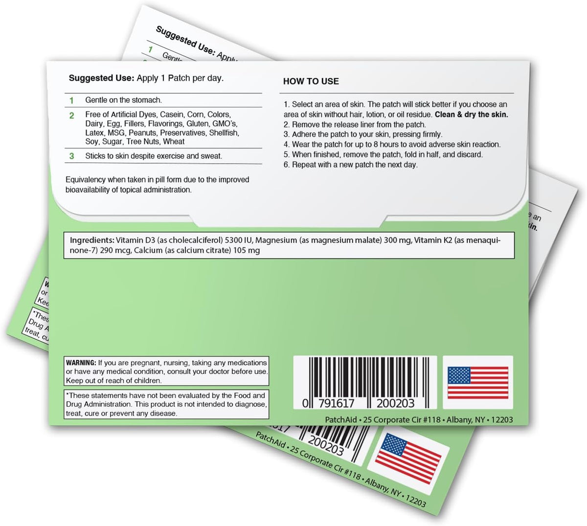 PatchAid D3 Topical Patches 30-Day Supply - görsel 3
