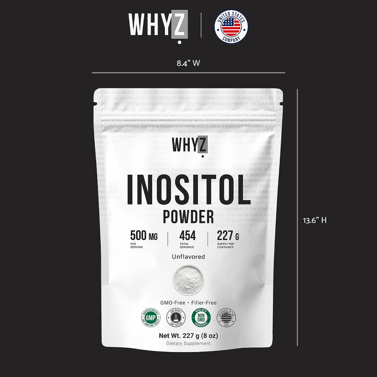 Inositol Powder 227g - Pure Inositol Supplement for Ovarian Health, Fertility & Hormonal Balance – Image 7