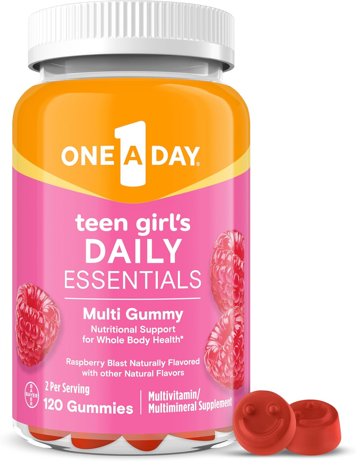 One A Day Teen Girl Multivitamin Gummies, 60 Gummies - görsel 3