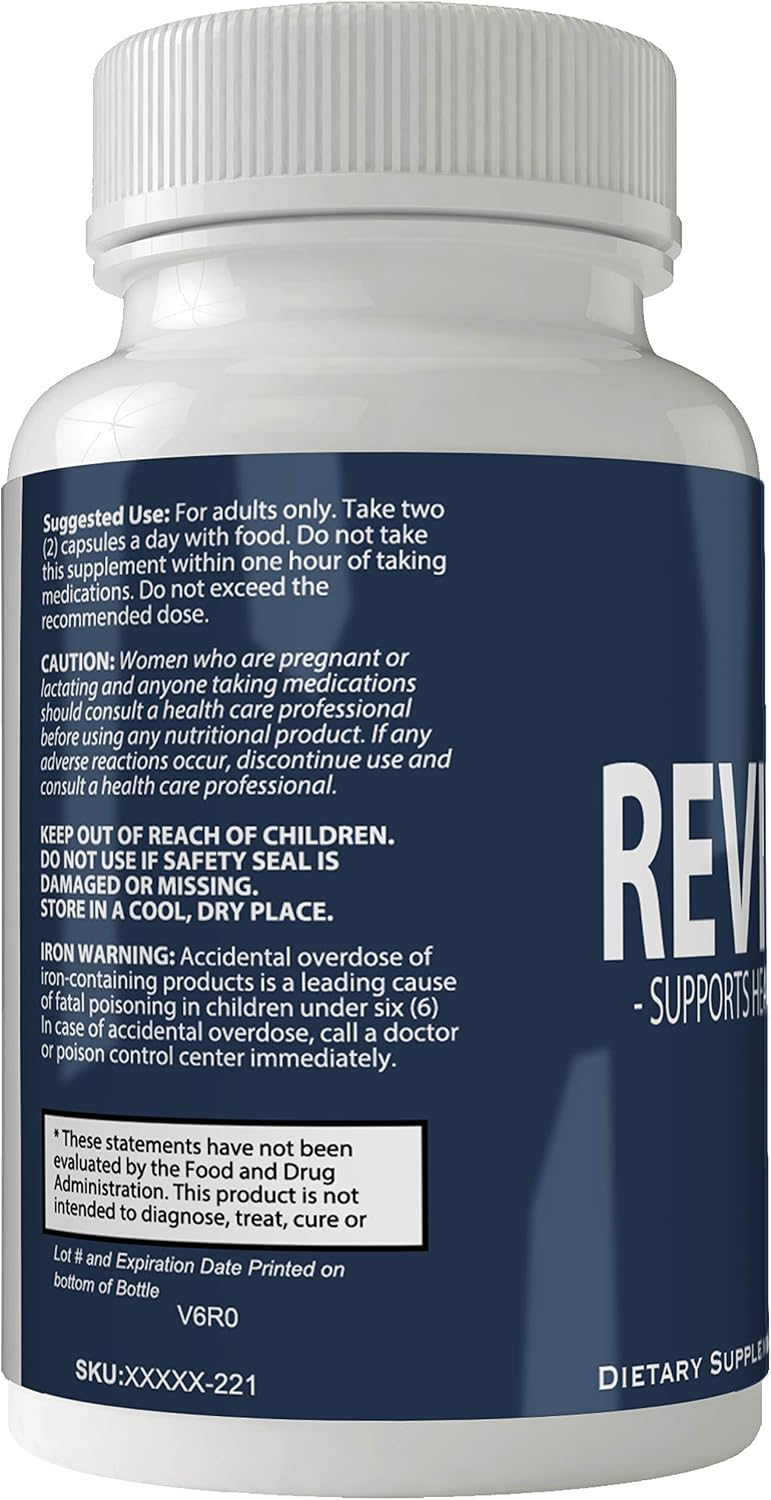 Revifol Hair, Skin and Nails Supplement - Advanced Biotin Formula - 60 Capsules - görsel 3