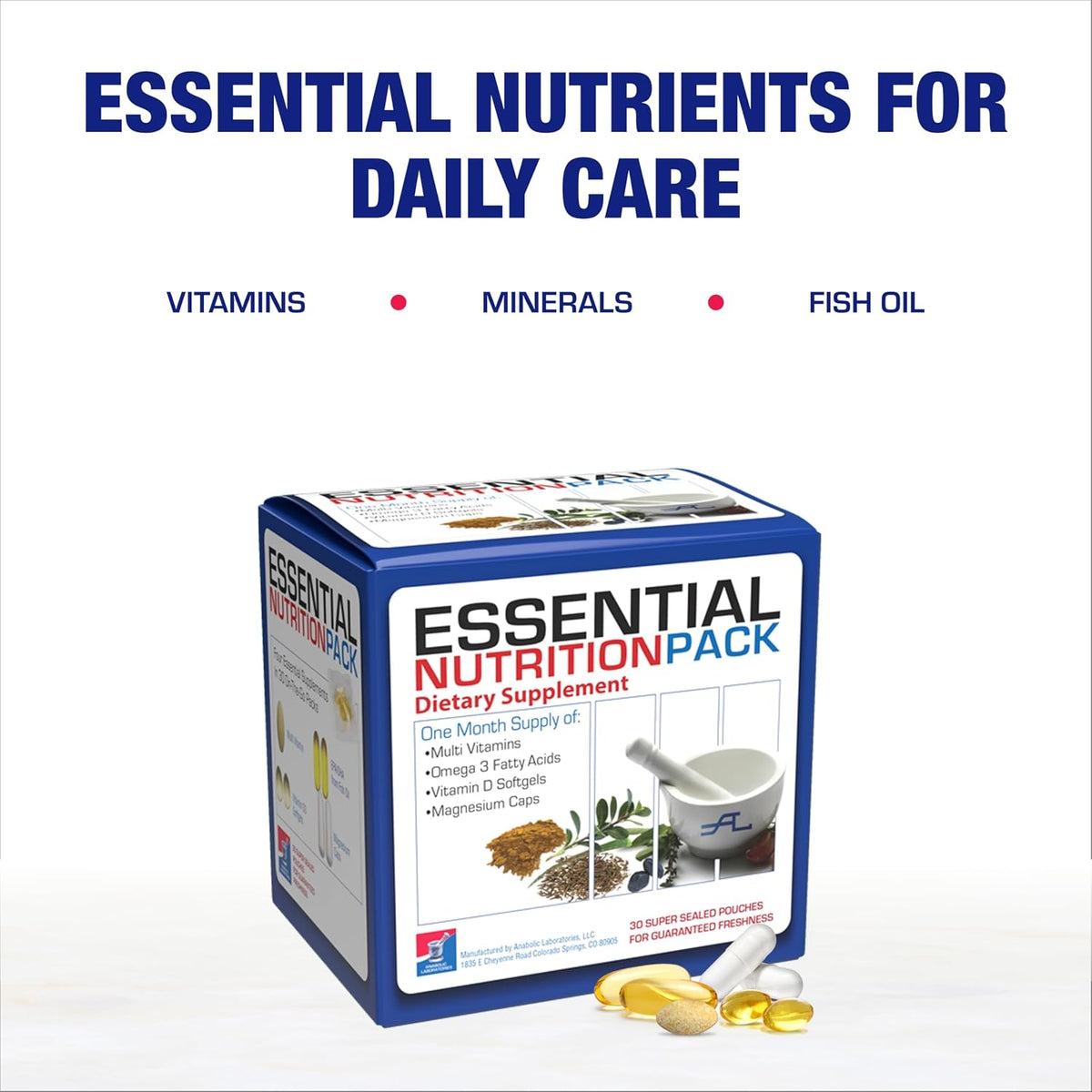 All in One Vitamin Packs for Women & Men Over 50 with Omega-3, Magnesium, Vitamin D3 & Citrus Bioflavonoids – 1 Month Supply - görsel 8