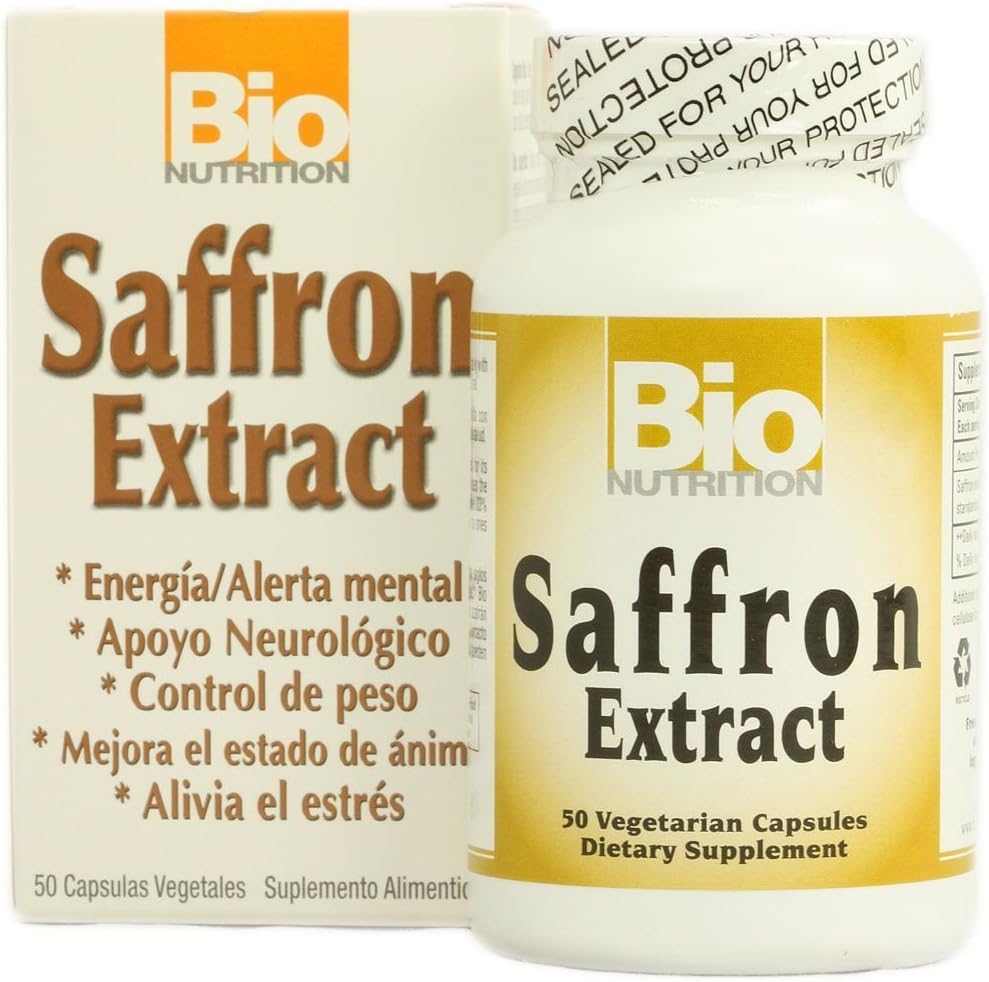 BIO NUTRITION INC, Saffron Extract, 50 Veg Caps - görsel 1