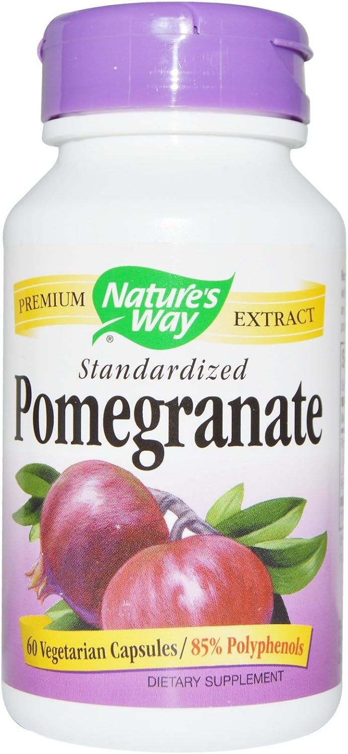 Nature's Way Pomegranate Standardised - 60 Vegetarian Capsules - görsel 1