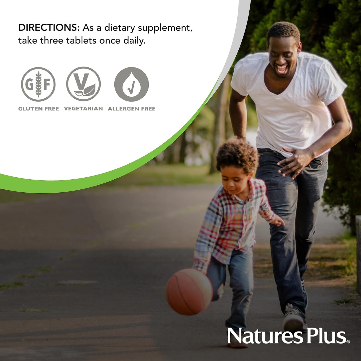 NaturesPlus Source of Life GOLD Multivitamin - 180 Tablets - With Vitamins D3, B12 & K2 - Blood, Bone & Immune Support - Vegetarian & Gluten Free - 60 Servings - görsel 6