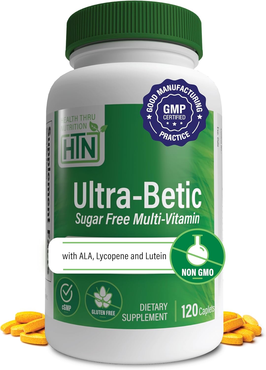 Health Thru Nutrition Ultra-Betic Multivitamin | 60 Tablets | Supports Nerve, Vision, Energy | with ALA, Lycopene - görsel 8