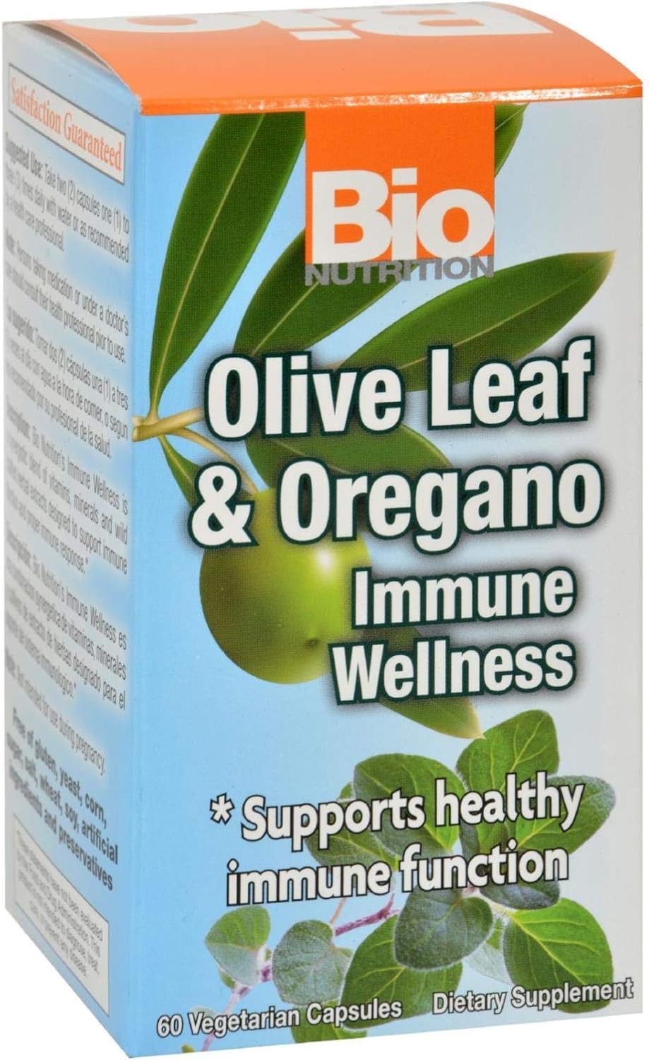 Bio Nutrition Immune Wellness Olive Leaf & Oregano - 60 Vcaps - görsel 3