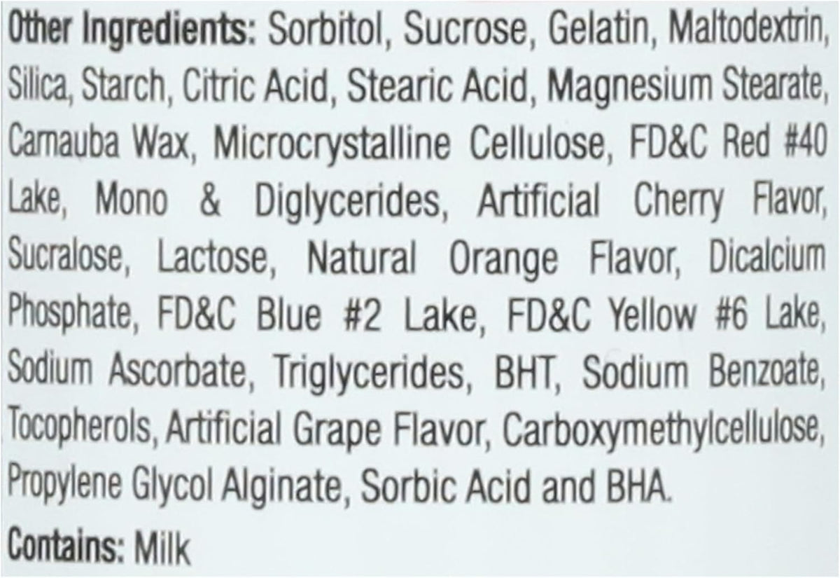 Leader Children's Multivitamin Chewable Tablets Daily Support for Kids, 3 Delicious Fruit Flavours, 30 Tablets - görsel 4