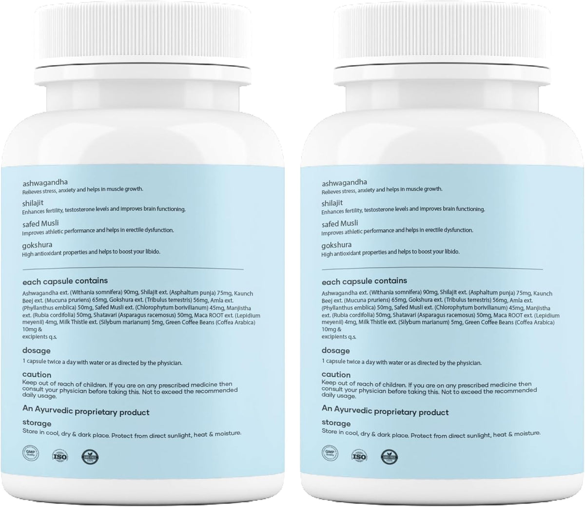 Mars Surgemax Natural Capsules with Shilajit and Safed Musli, 120 Capsules (Pack of 2) - görsel 9