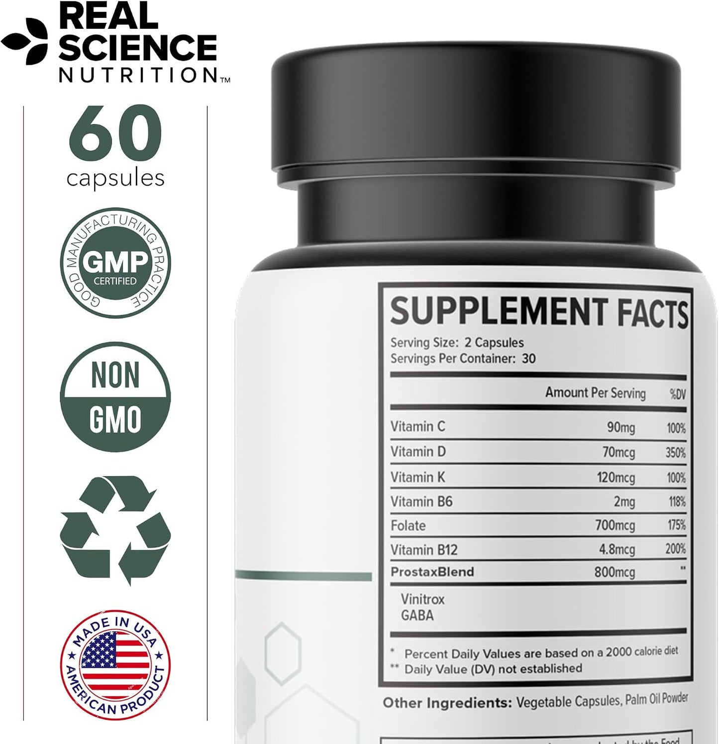 Real Science Nutrition Prostax - Natural Bladder and Kidney Support Supplement for Men - görsel 9