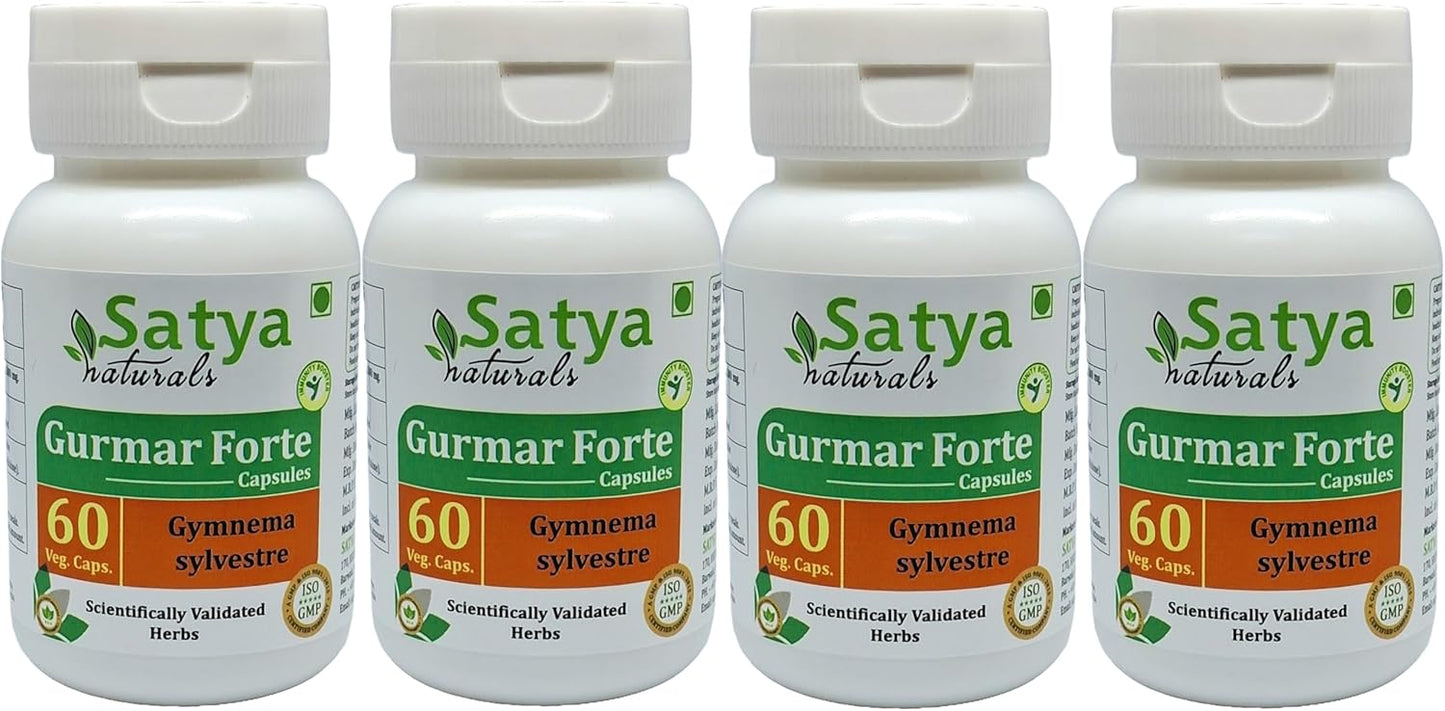 Gurmar Forte Capsules 500 mg - 60 Veg Capsules | Gudmar (Gymnema Sylvestre) 10:1 Extract - görsel 7