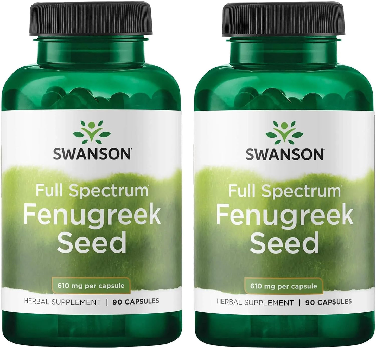Swanson Full Spectrum Fenugreek Seed - Herbal Supplement, 610 mg, 90 Capsules - görsel 8
