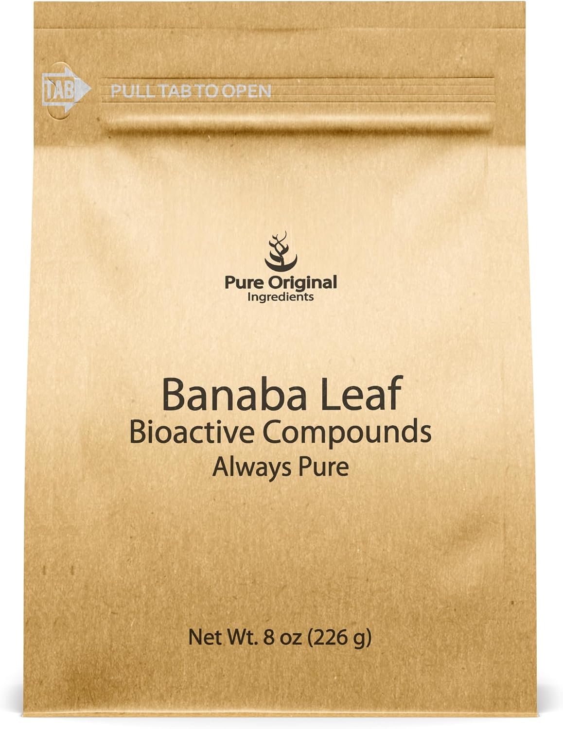 PURE ORIGINAL INGREDIENTS Banaba Leaf Powder (454 g) Always Pure, No Fillers or Additives, Non-GM - görsel 4