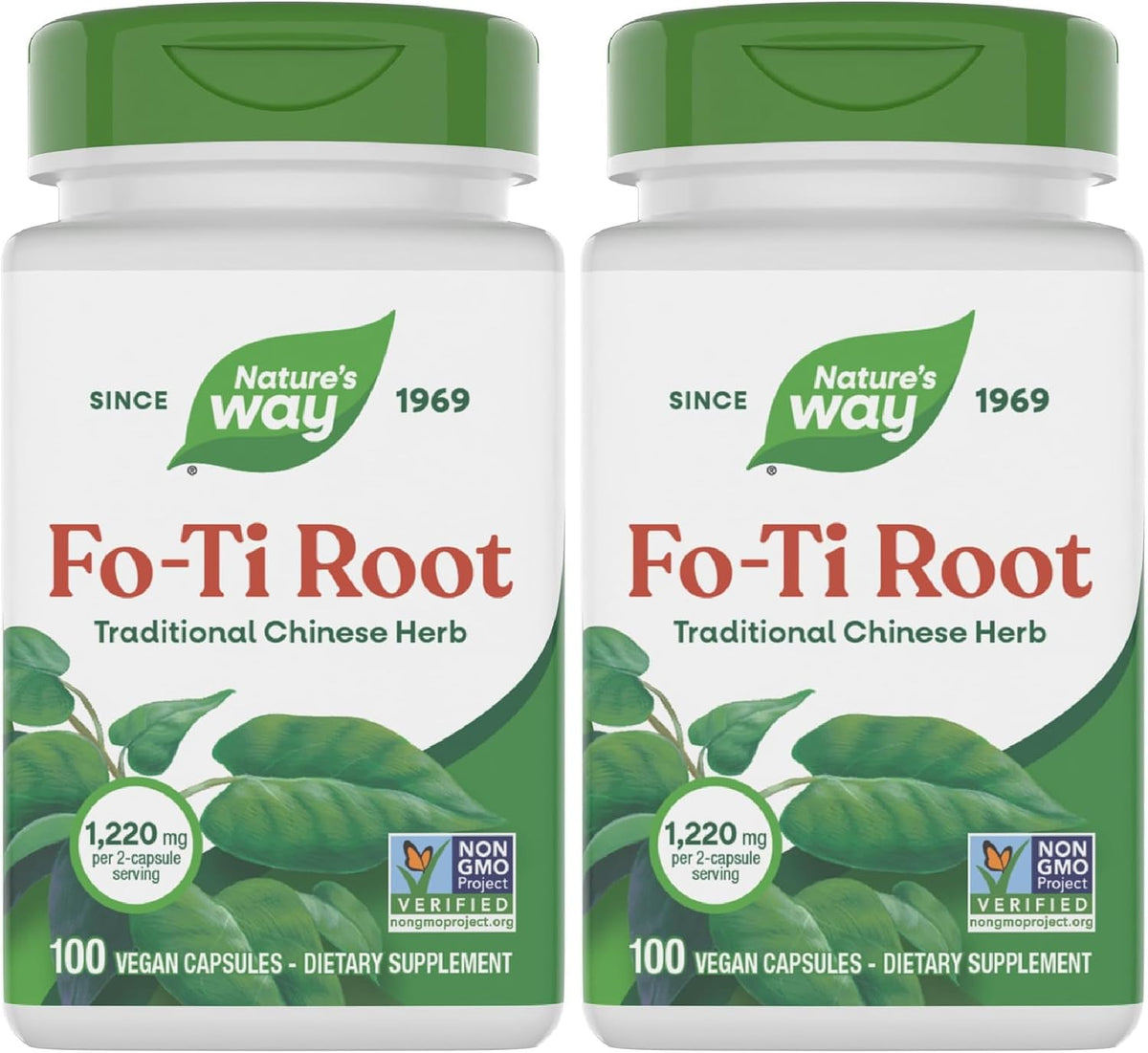 Nature's Way Fo-Ti Root, Traditional Chinese Herb, 1,220 mg per Serving, 100 Vegan Capsules - görsel 8