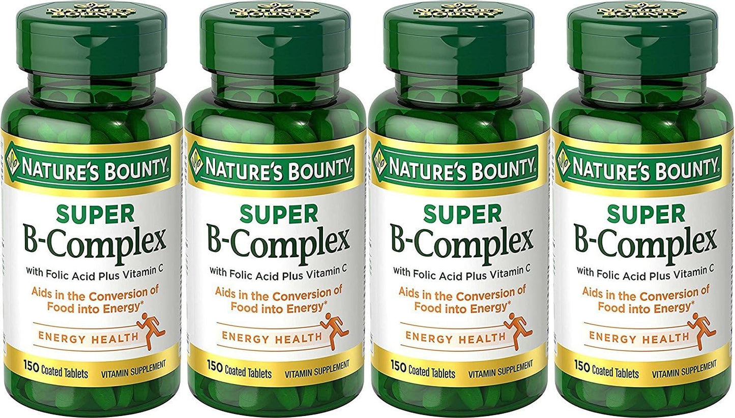 Nature's Bounty B-Complex with Folic Acid and Vitamin C, 150 Tablets - görsel 2
