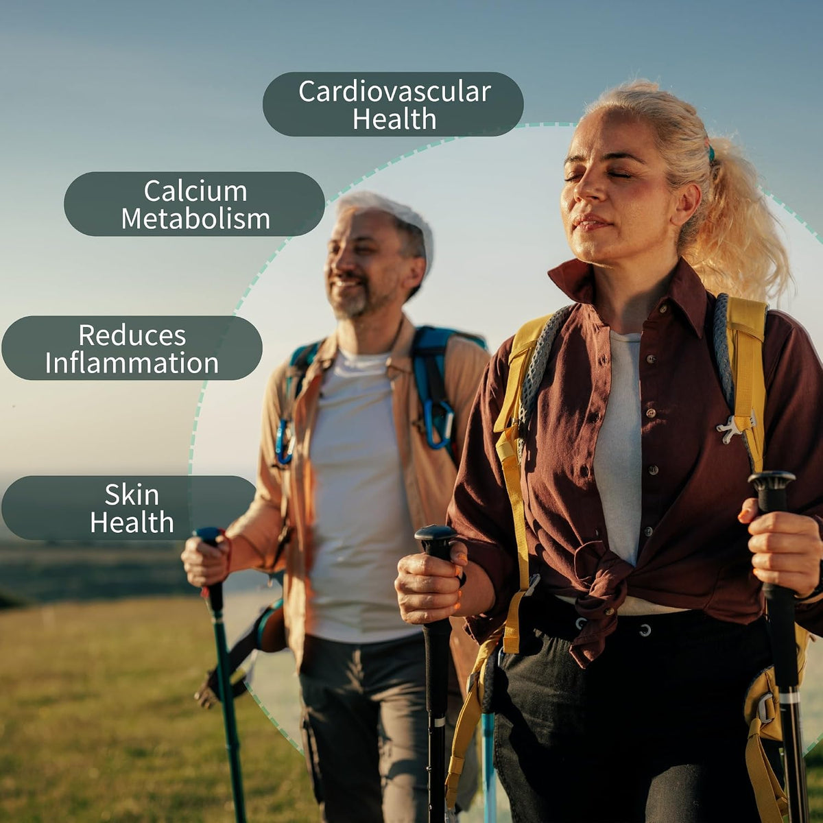 Good Friends Health - Vitamin D3 5000 IU + Vitamin K2 200 mcg - Bone and Immune Support - Organic Coconut Oil - 120 Soft gel capsules - görsel 9