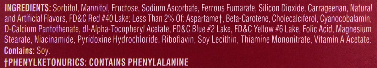 Flintstones Multivitamins with Iron, 60 Chewable Tablets - görsel 6