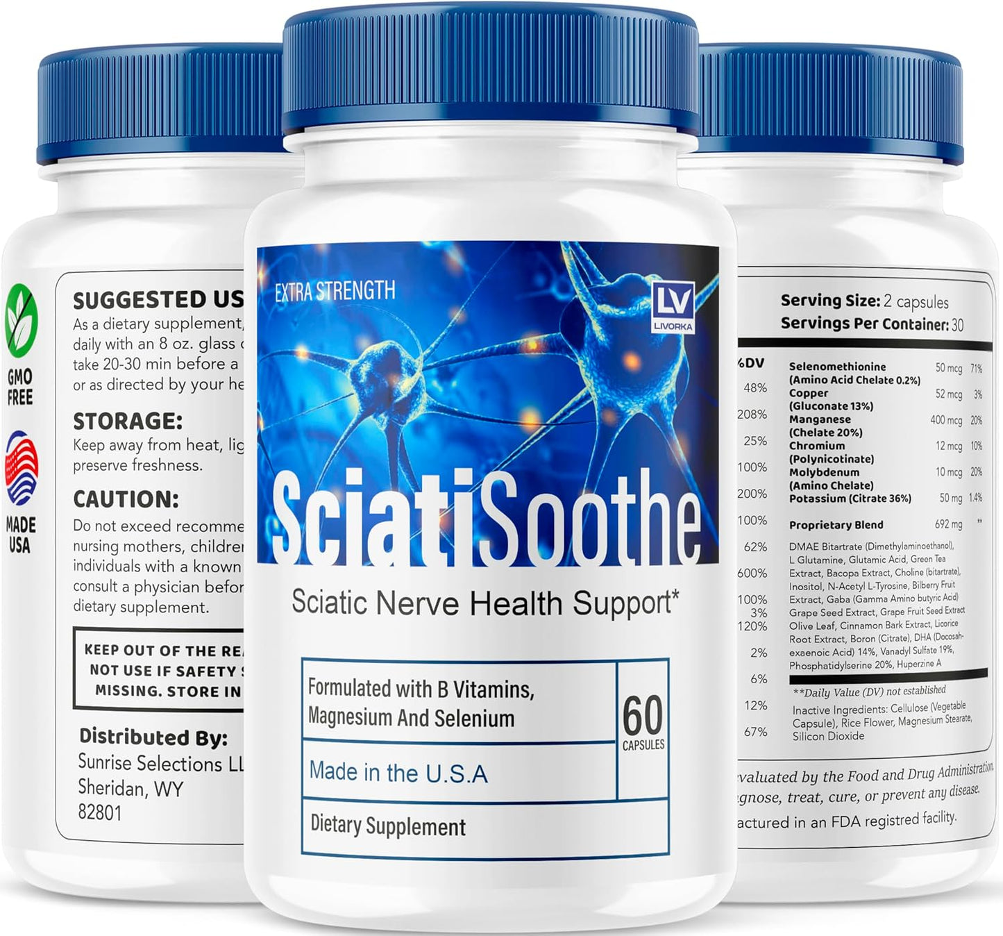 Sciatisoothe - Food Supplement, 60 Capsules - görsel 7